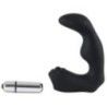 Vibratore prostata silicone nero 12 cm Vibratore prostata silicone nero 12 cm