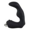 Vibratore prostata silicone nero 12 cm Vibratore prostata silicone nero 12 cm