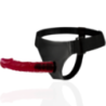 Cintura strapon fallo realistico 19 cm rosso Cintura strapon fallo realistico 19 cm rosso