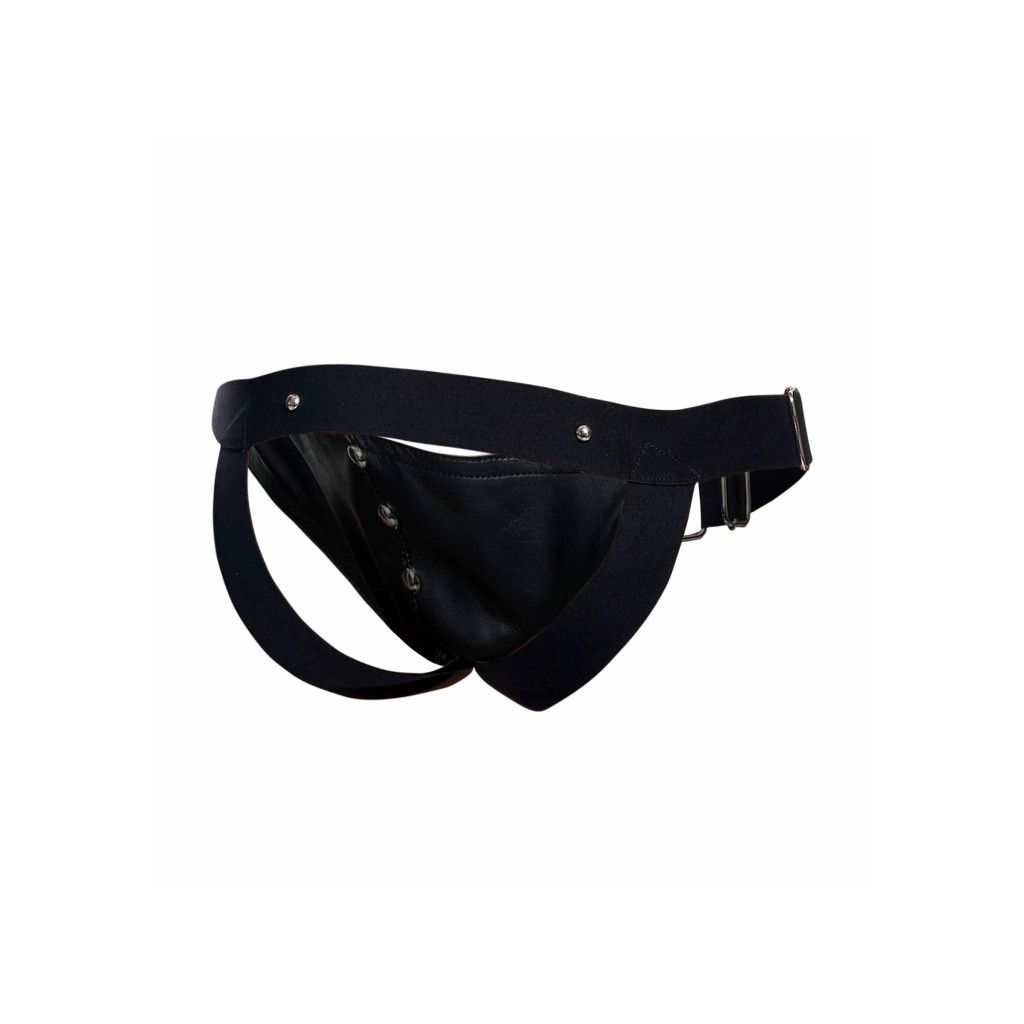 Slip con anello fallico nero DNGEON Cockring Jockstrap