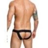 Jockstrap con anello pene nero Dngeon Jockstrap con anello pene nero Dngeon