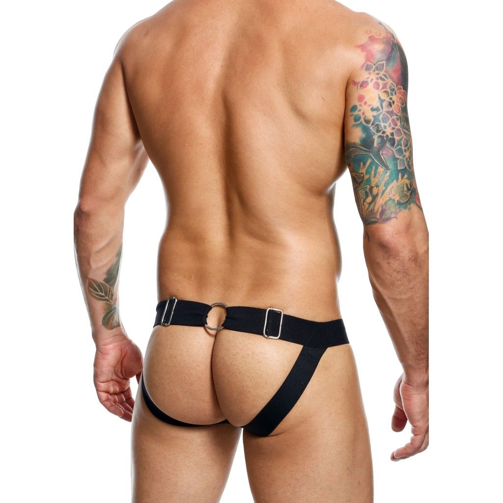 Slip sospensorio nero DNGEON Chain Jockstrap