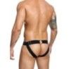 Jockstrap sexy con borchie di Dngeon nero Jockstrap sexy con borchie di Dngeon nero