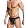 Jockstrap sexy con borchie di Dngeon nero Jockstrap sexy con borchie di Dngeon nero