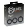 Kit 3 anelli pene in silicone Steel Rings Kit 3 anelli pene in silicone Steel Rings