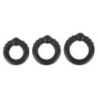 Kit 3 anelli pene in silicone Steel Rings Kit 3 anelli pene in silicone Steel Rings