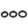 Kit 3 anelli pene in silicone Steel Rings Kit 3 anelli pene in silicone Steel Rings