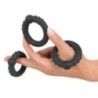 Kit 3 anelli pene in silicone Steel Rings Kit 3 anelli pene in silicone Steel Rings