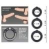 Kit 3 anelli pene in silicone Steel Rings Kit 3 anelli pene in silicone Steel Rings