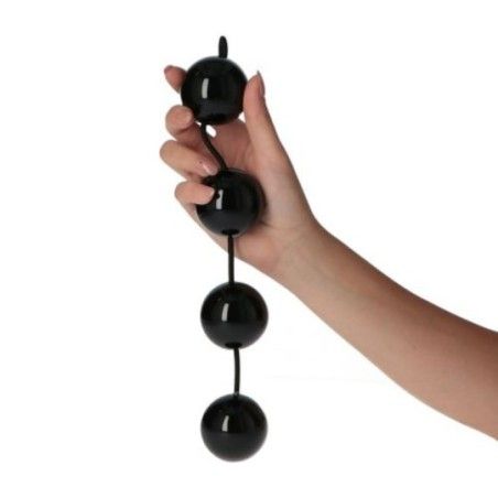 Palline anali Pleasure 60 cm Large nere