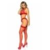 Completo intimo 3 pz pizzo floreale rosso Completo intimo 3 pz pizzo floreale rosso