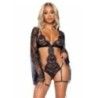Completo sexy pizzo 3 pz nero Completo sexy pizzo 3 pz nero