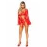 Completo sexy pizzo 3 pz rosso Completo sexy pizzo 3 pz rosso