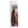 Vibratore realistico curvo 17,3 cm brown Vibratore realistico curvo 17,3 cm brown