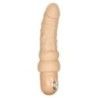 Vibratore realistico curvo 17,3 cm chiaro Vibratore realistico curvo 17,3 cm chiaro
