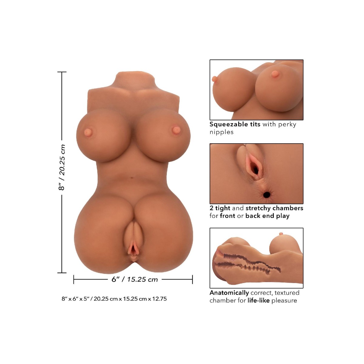Masturbatore busto femminile Body Banger