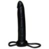 Dildo indossabile penetrazione doppia nero Dildo indossabile penetrazione doppia nero