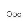 Anelli fallici Tri-Rings nero 3 pz Anelli fallici Tri-Rings nero 3 pz