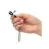 Morsetti capezzoli neri con peso sfere Morsetti capezzoli neri con peso sfere