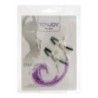 Pinze per capezzoli con catenella viola 50 cm Pinze per capezzoli con catenella viola 50 cm