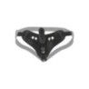 Cintura Strapon con dildo nero 12,5 cm Cintura Strapon con dildo nero 12,5 cm