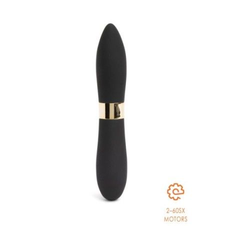 Vibratore mini doppio Deux Bullets nero