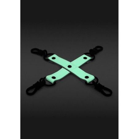 Hogtie fluorescente GLO bondage