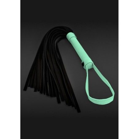 Frusta Flogger fluorescente GLO bondage