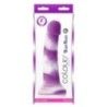 Fallo Realistico bianco e viola 19,3 cm Fallo Realistico bianco e viola 19,3 cm