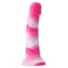 Fallo Realistico bianco e fucsia 22 cm
