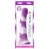 Fallo Realistico bianco e viola 22 cm Fallo Realistico bianco e viola 22 cm
