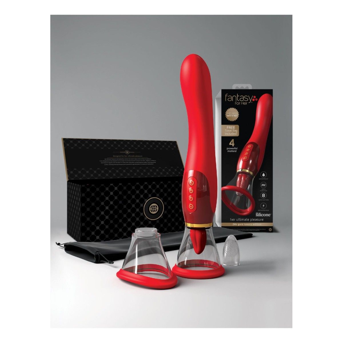 Vibratore con lingua Her Ultimate Pleasure Holiday