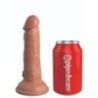Dildo ventosa pelle mulatta Cock 18 cm