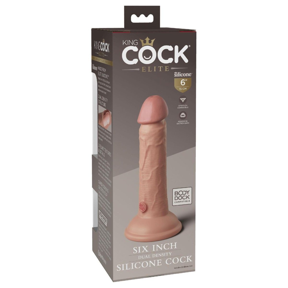 Dildo ventosa pelle bianca Cock