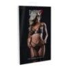 Completo sexy 2 pz Peek-a-Boo nero Completo sexy 2 pz Peek-a-Boo nero