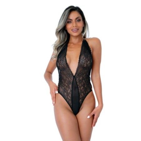 Body sexy scollo V nero Daring Intimate