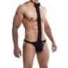 Slip uomo pizzo e papillon nero MOB Slip uomo pizzo e papillon nero MOB