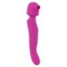 Vibratore wand vaginale 3 in 1 fucsia Vibratore wand vaginale 3 in 1 fucsia