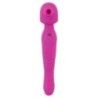 Vibratore wand vaginale 3 in 1 fucsia Vibratore wand vaginale 3 in 1 fucsia
