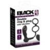 Vibratore prostata con anello fallico doppio Vibratore prostata con anello fallico doppio