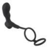 Vibratore prostata con anello fallico doppio Vibratore prostata con anello fallico doppio