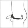 Anello fallico con plug anale vibrante Anello fallico con plug anale vibrante