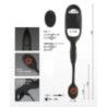 Anello fallico con plug anale vibrante Anello fallico con plug anale vibrante
