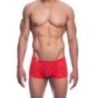 Boxer uomo pizzo rosso MOB di Malebasics