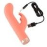 Mini vibratore rabbit color pesca 16,7 cm Mini vibratore rabbit color pesca 16,7 cm