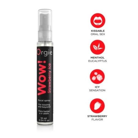 Spray per sesso orale aroma fragola 10 ml