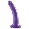 Imbragatura strapon con dildo viola 19 cm Imbragatura strapon con dildo viola 19 cm