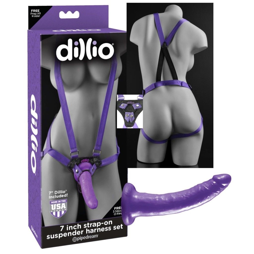 Kit imbragatura strapon con dildo