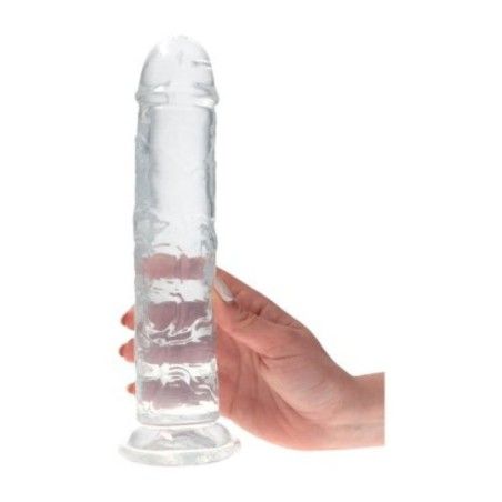 Dildo realistico Emotion trasparente 25,5 cm