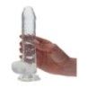 Dildo realistico testicoli Earth 19 cm